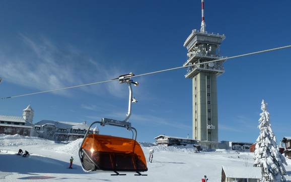 Grootste skigebied in de regio Ústí – skigebied Keilberg (Klínovec) Grootste skigebied in de regio Ústí – skigebied Keilberg (Klínovec)